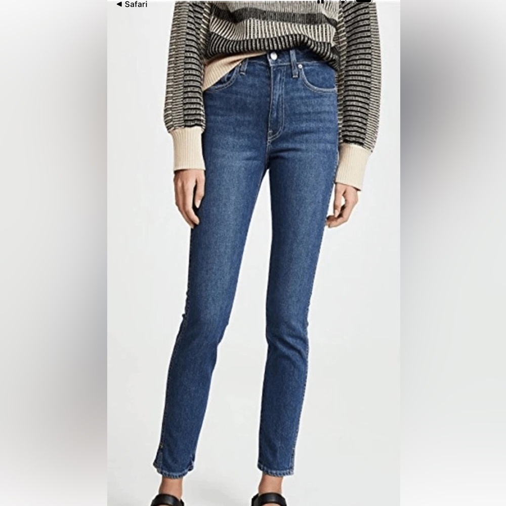TRAVE Lawson Slim Full Length Stretch High Rise Jeans Wonderwall 32